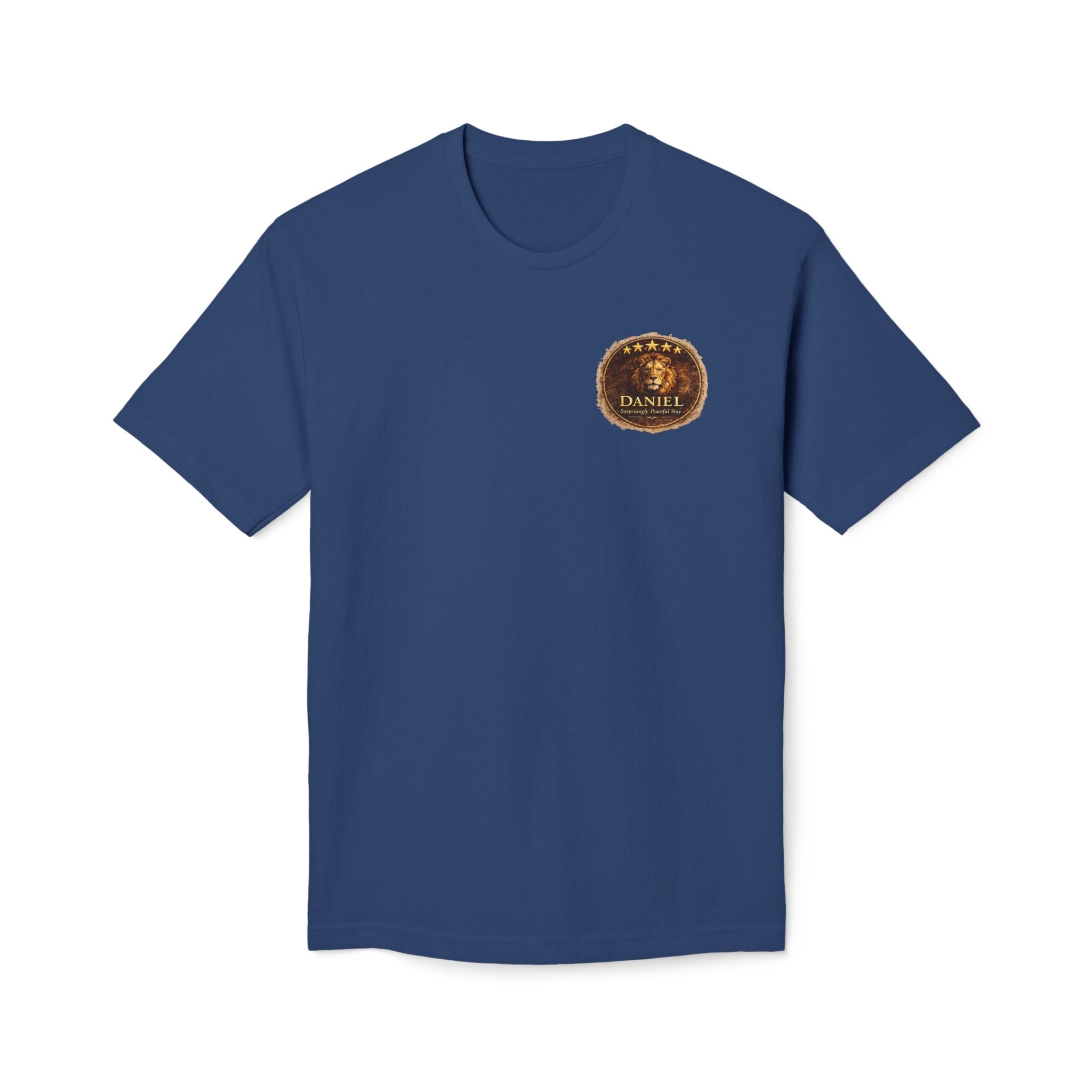 Daniel's Lion Den Stay T-Shirt | Five-Star Faith Series Christian Shirt | Faith Freedom Creations