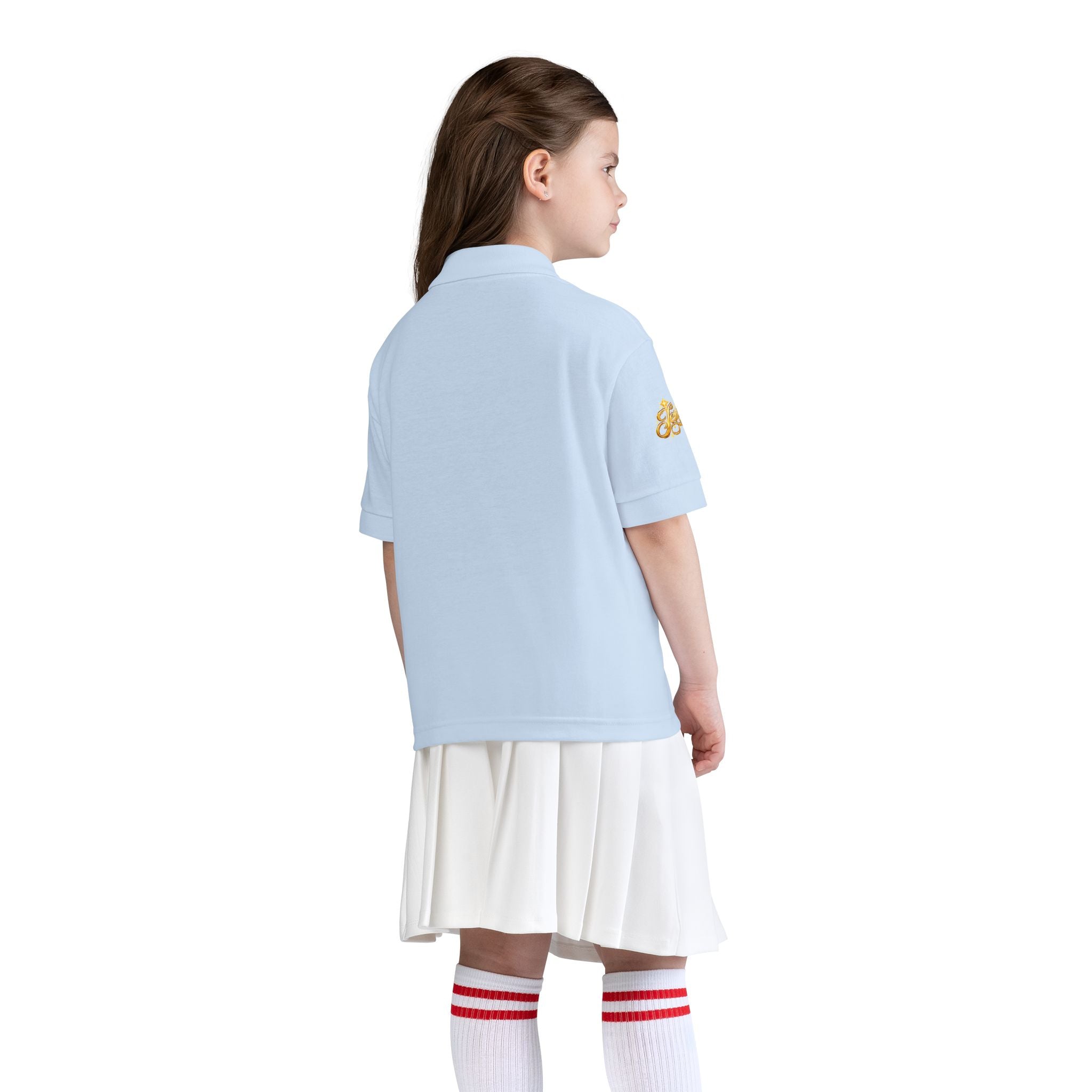 Kids Jesus Gold Nugget Polo – Youth Christian Faith Shirt | Church & Dress Casual Polo