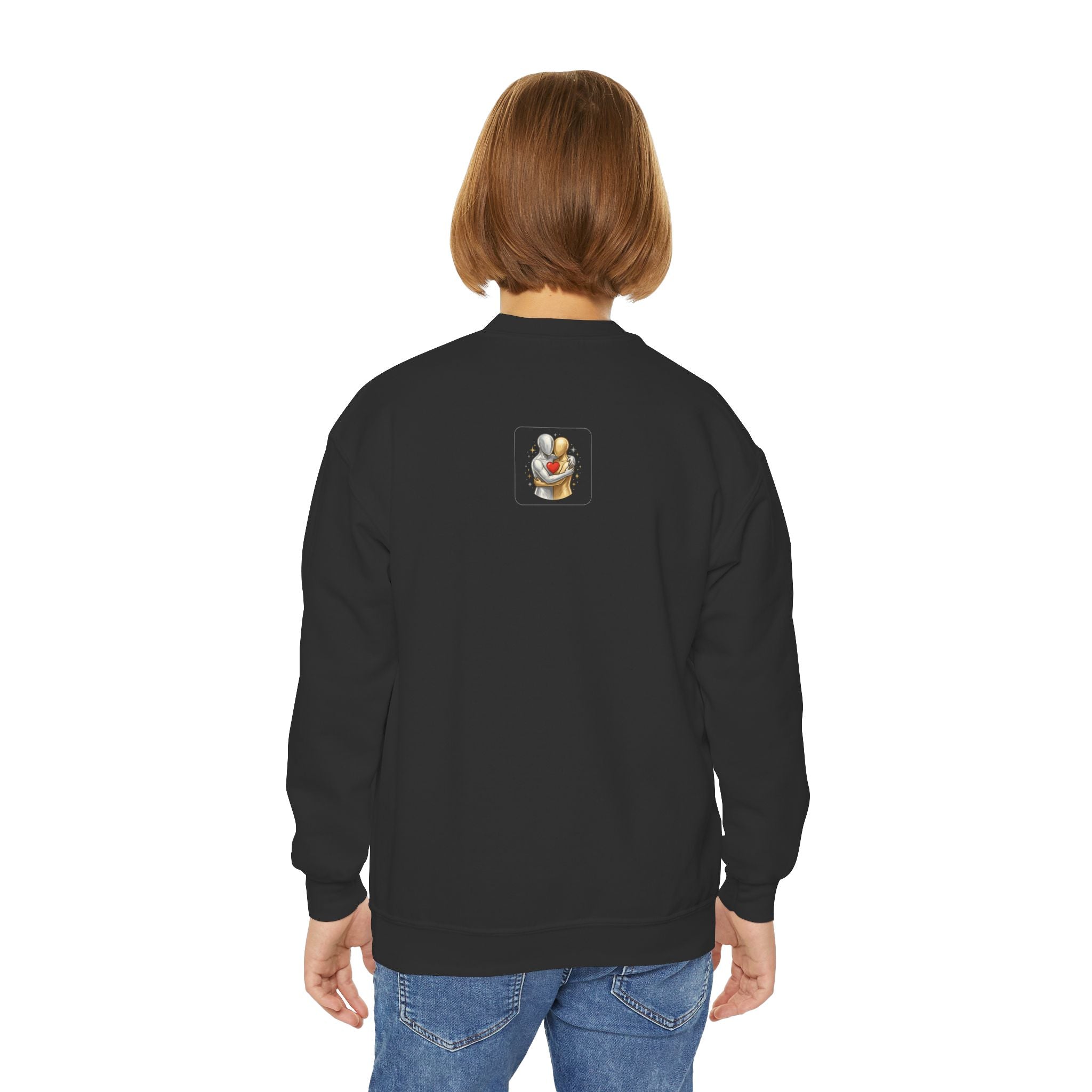 Kindness Changes Everything Youth Crewneck Sweatshirt – Inspirational Kids Pullove