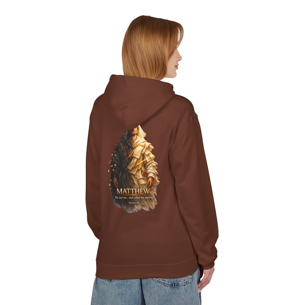 Matthew Gospel Hoodie | Inspirational Christian Faith Hoodie | Scripture Inspired Pullover