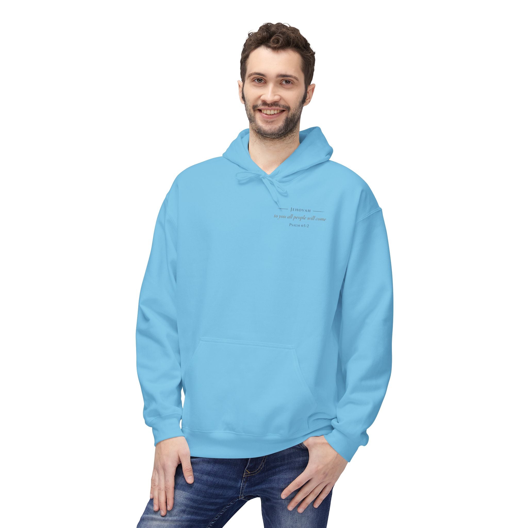 Prayer Hoodie – “O Hearer of Prayer” Psalm 65:2 Christian Pullover | Faith & Freedom Creations