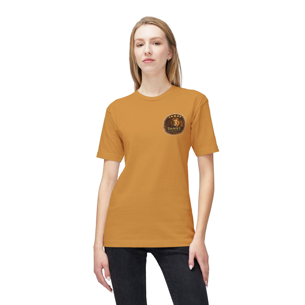 Daniel Review "Stay" Christian T-Shirt — Faith-Based Lion Design