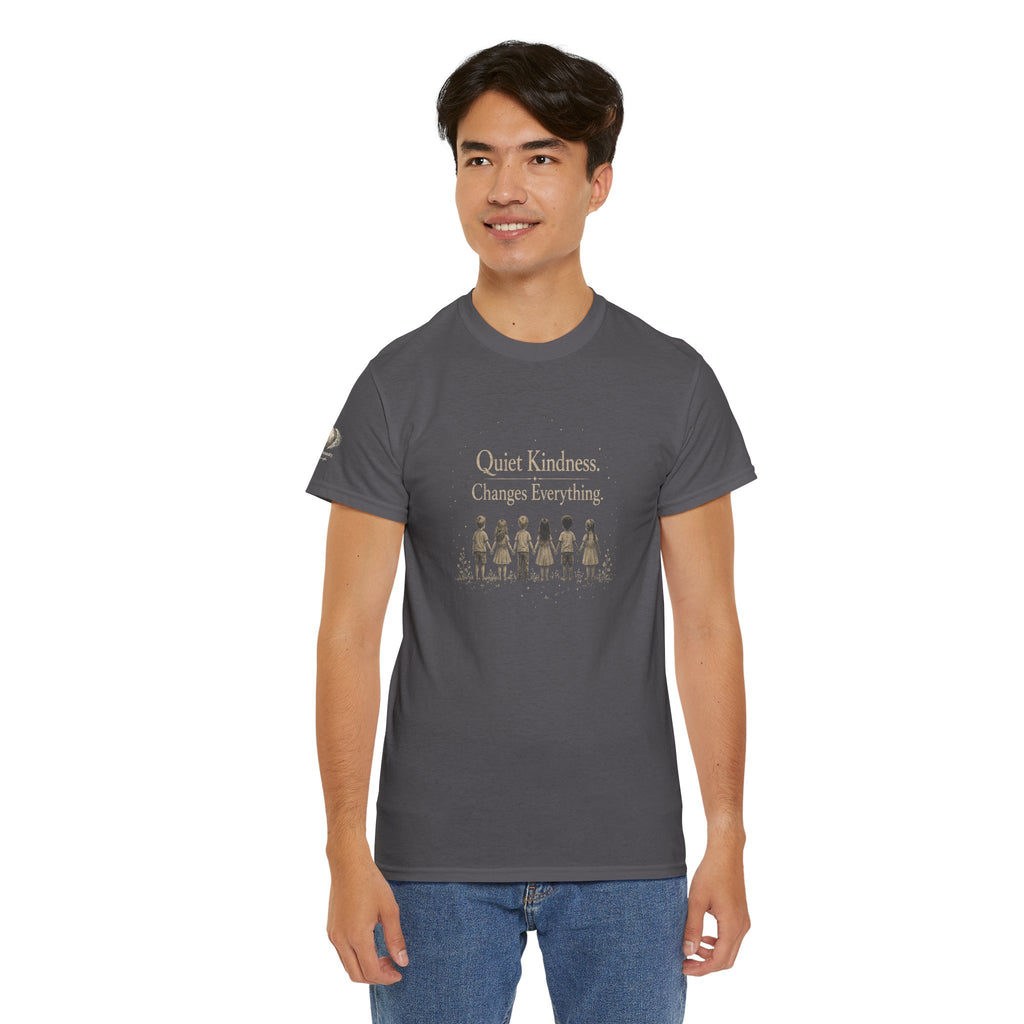Kindness Graphic Tee – “Quiet Kindness Changes Everything” Inspirational T-Shirt