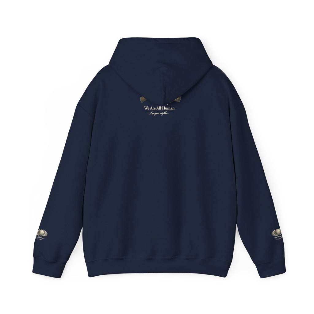 “Love People Anyway” Hoodie – Inspirational Script Graphic Sweatshirt | Compassion Message Pullover