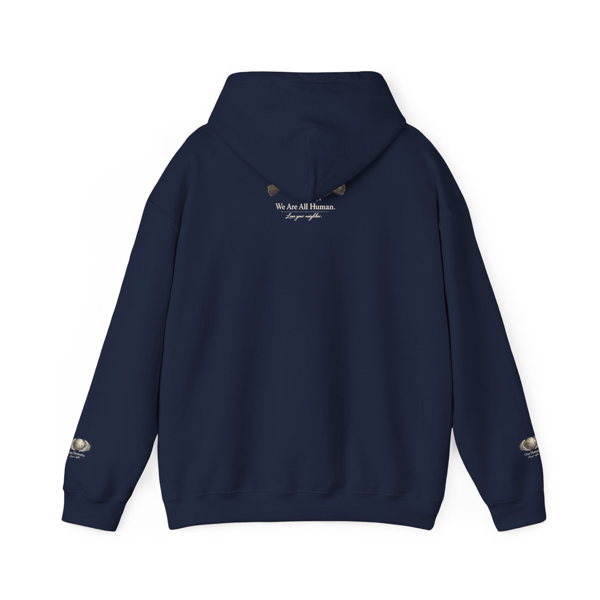 “Love People Anyway” Hoodie – Inspirational Script Graphic Sweatshirt | Compassion Message Pullover
