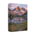 Peaceful Scenes – Mountain Landscape – Matthew 17:20 Canvas Print