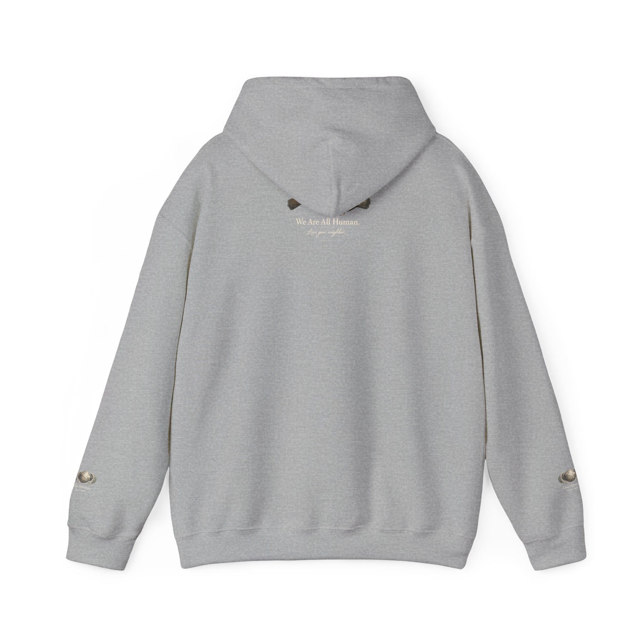 “Love People Anyway” Hoodie – Inspirational Script Graphic Sweatshirt | Compassion Message Pullover