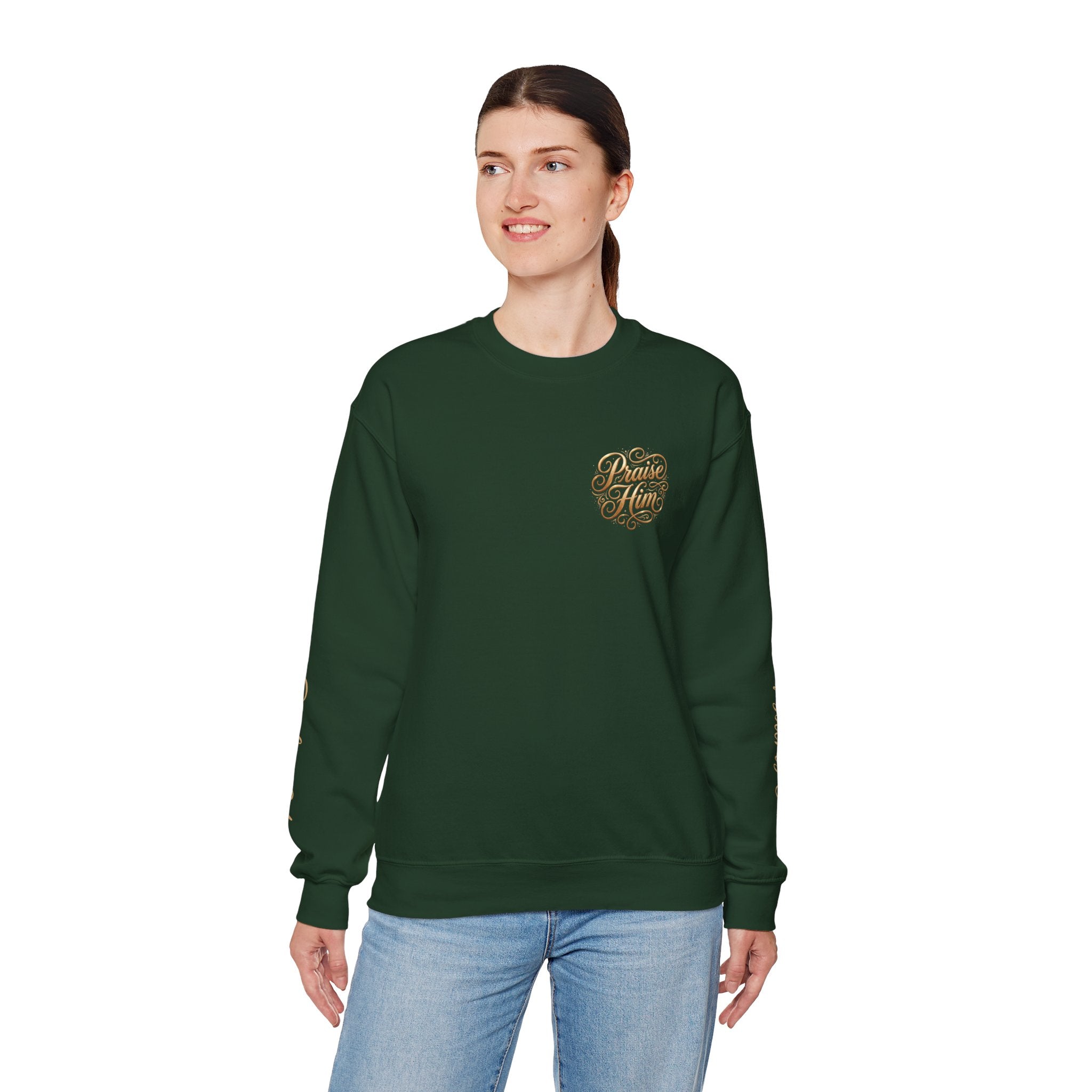 Praise Psalm 150 Sweatshirt | Christian Faith Crewneck Pullover | Inspirational Worship Apparel