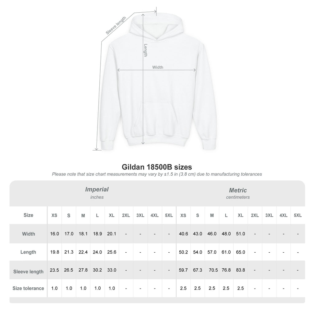 Youth “The Lord is My Light & Salvation” Hoodie – Psalm 27 Christian Kids Sweatshirt