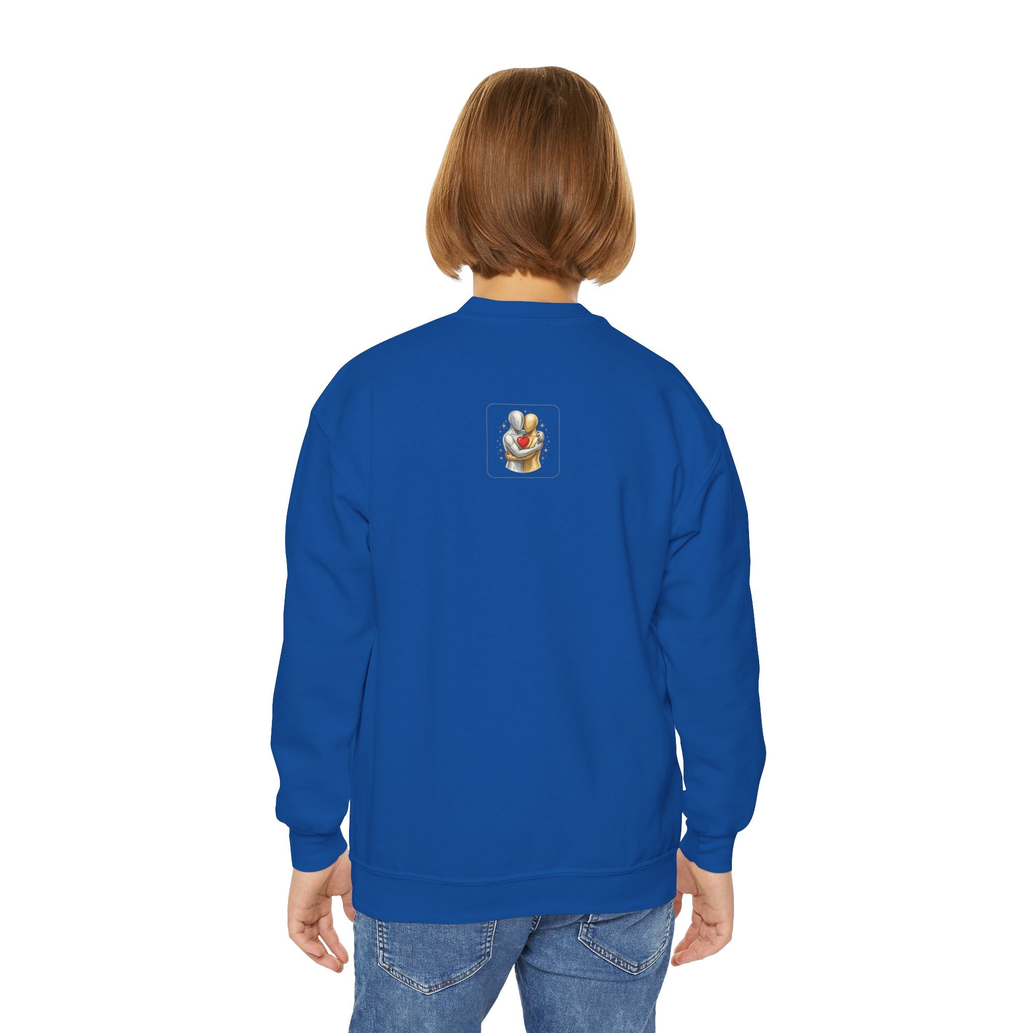 Kindness Changes Everything Youth Crewneck Sweatshirt – Inspirational Kids Pullove