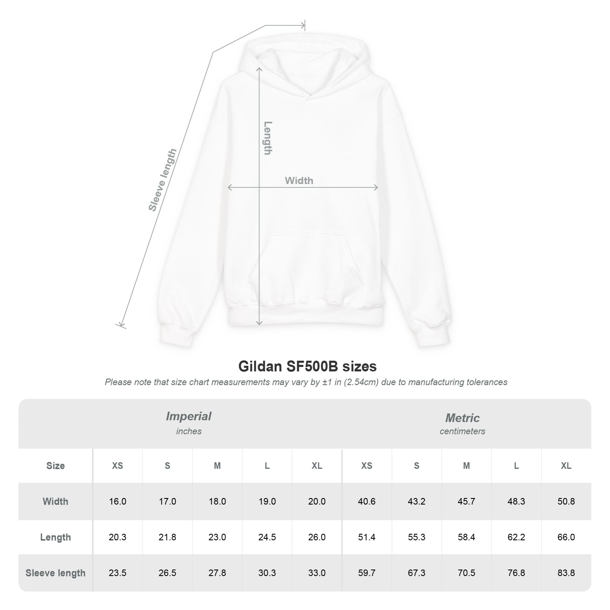 Youth Hoodie — 'Love Tiny Friendships' Heart Chest Logo