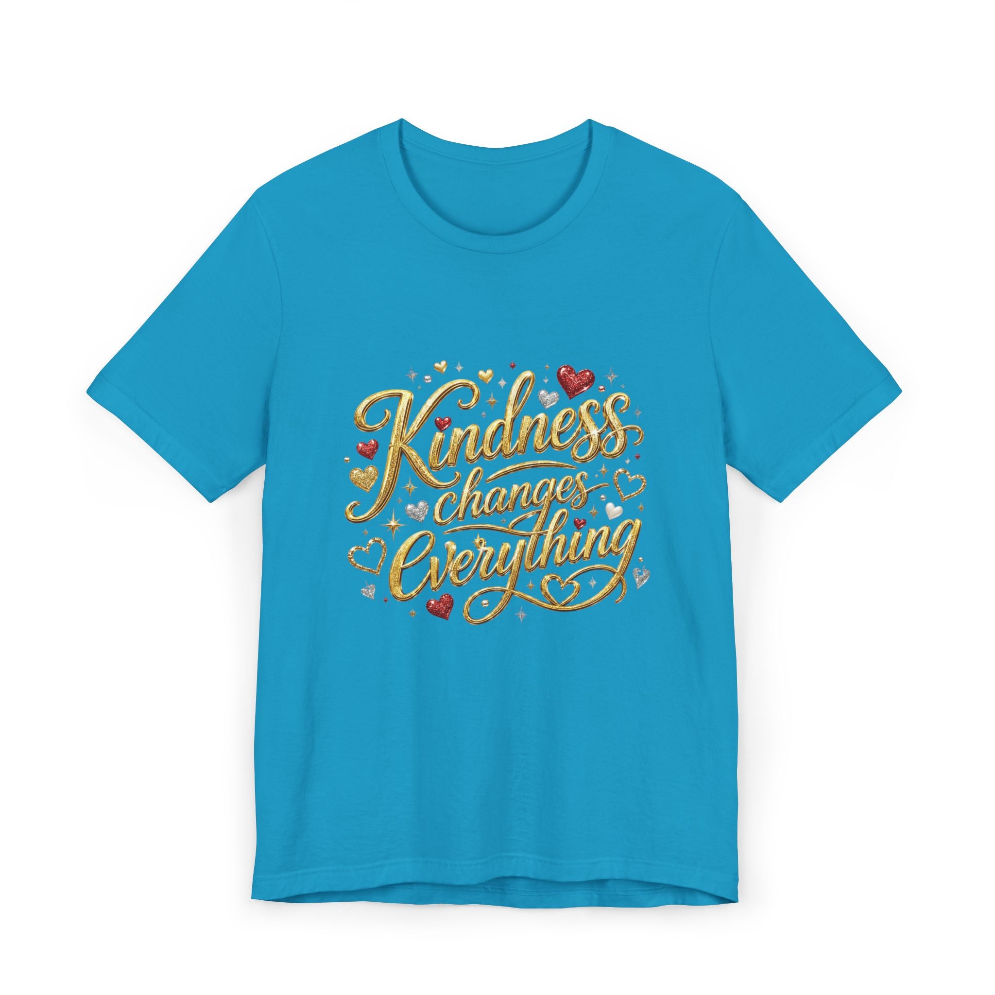 Kindness Changes Everything T-Shirt | Inspirational Script Graphic Tee | Soft Everyday Kindness Shirt