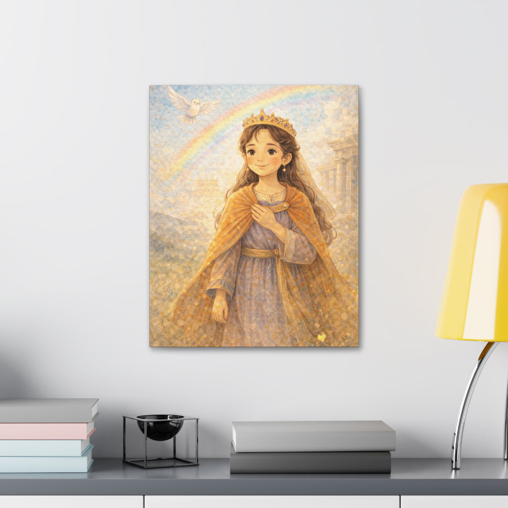 For Such a Time as This Canvas — Queen Esther (Esther 4:14)
