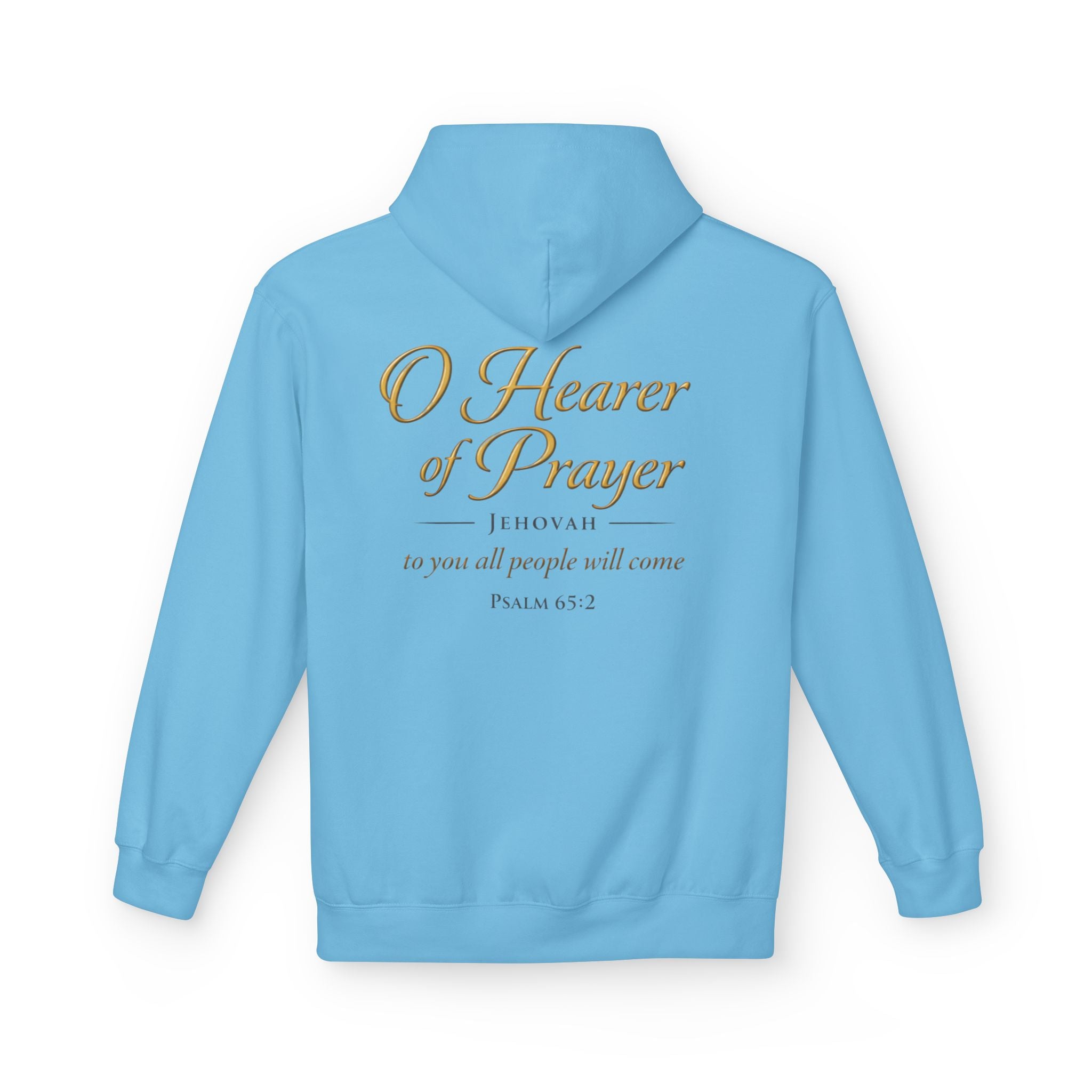 Prayer Hoodie – “O Hearer of Prayer” Psalm 65:2 Christian Pullover | Faith & Freedom Creations