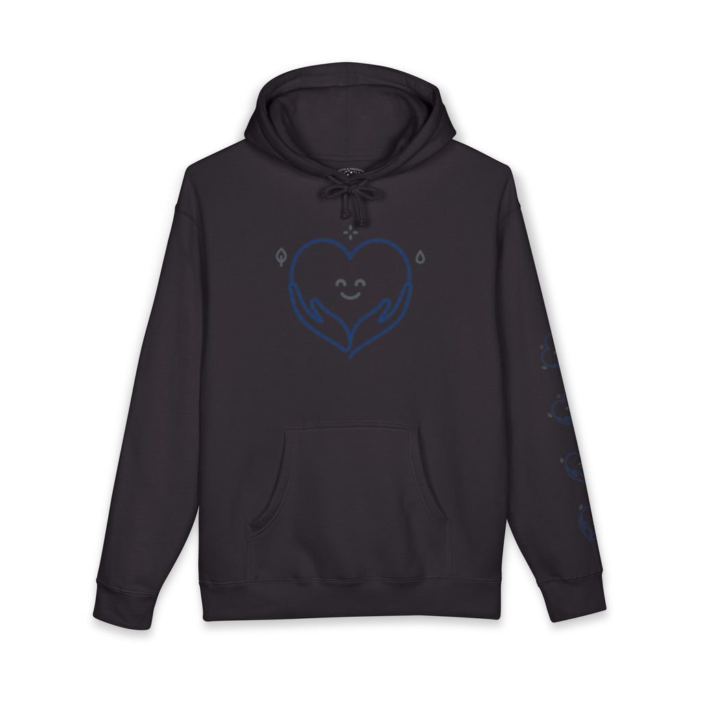 Kindness Changes Everything Hoodie – Heart Hands Graphic Inspirational Pullover