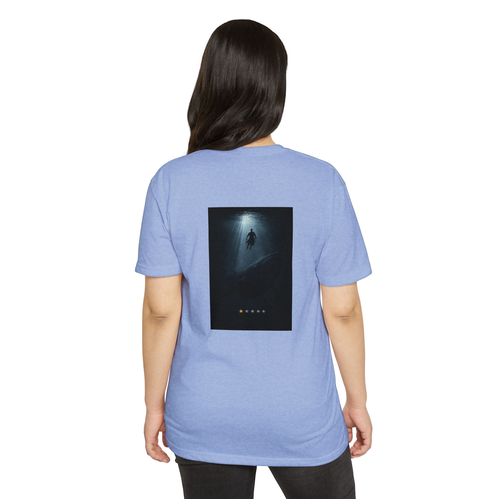 Jonah – Back Print T-Shirt | Atmospheric Deep Sea Graphic – Five-Star Faith Series