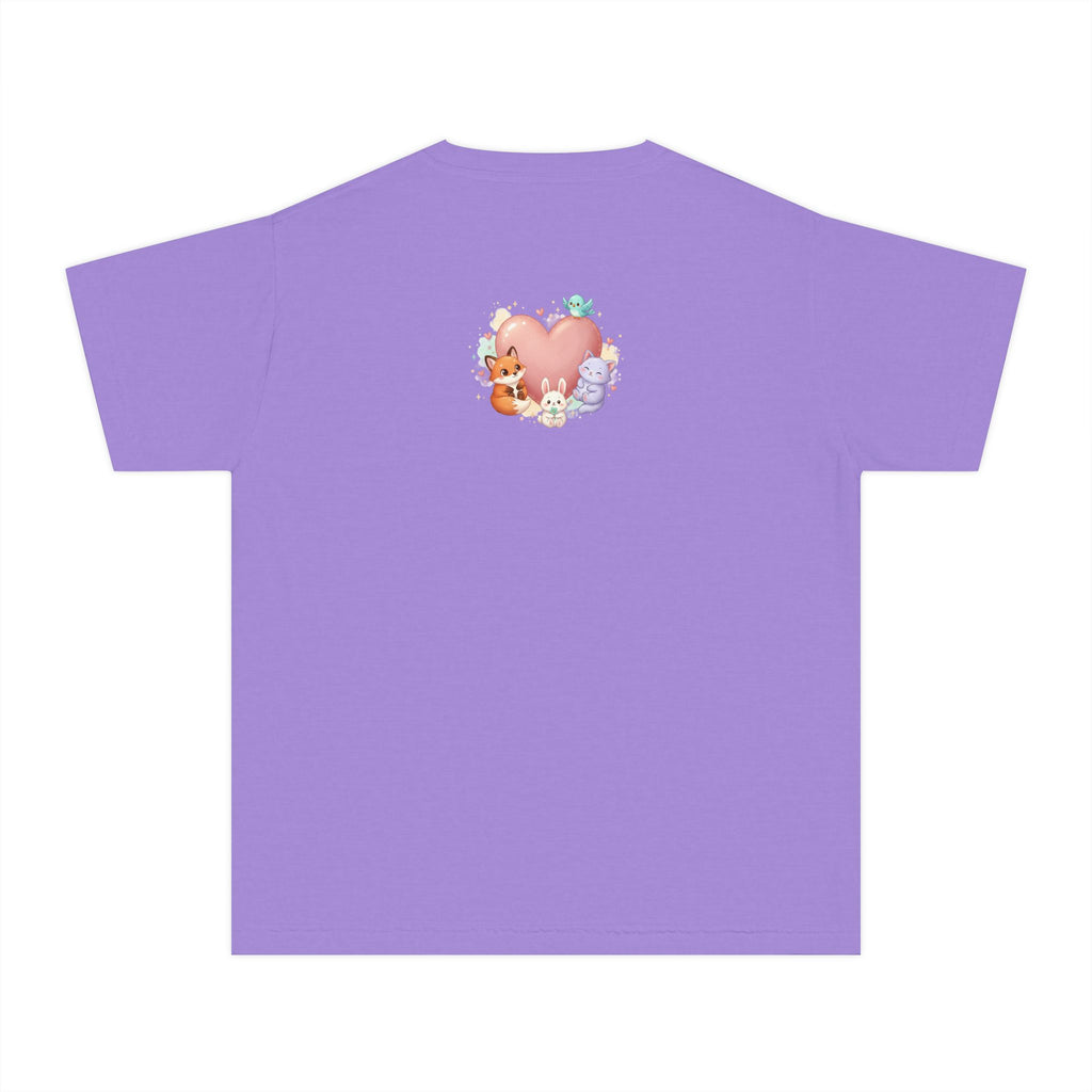 Youth Kindness Changes Everything Tee | Cute Elephant Kids Shirt | Inspirational Children’s Graphic T-Shirt