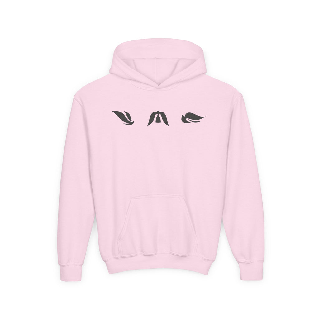 Youth “The Lord is My Light & Salvation” Hoodie – Psalm 27 Christian Kids Sweatshirt