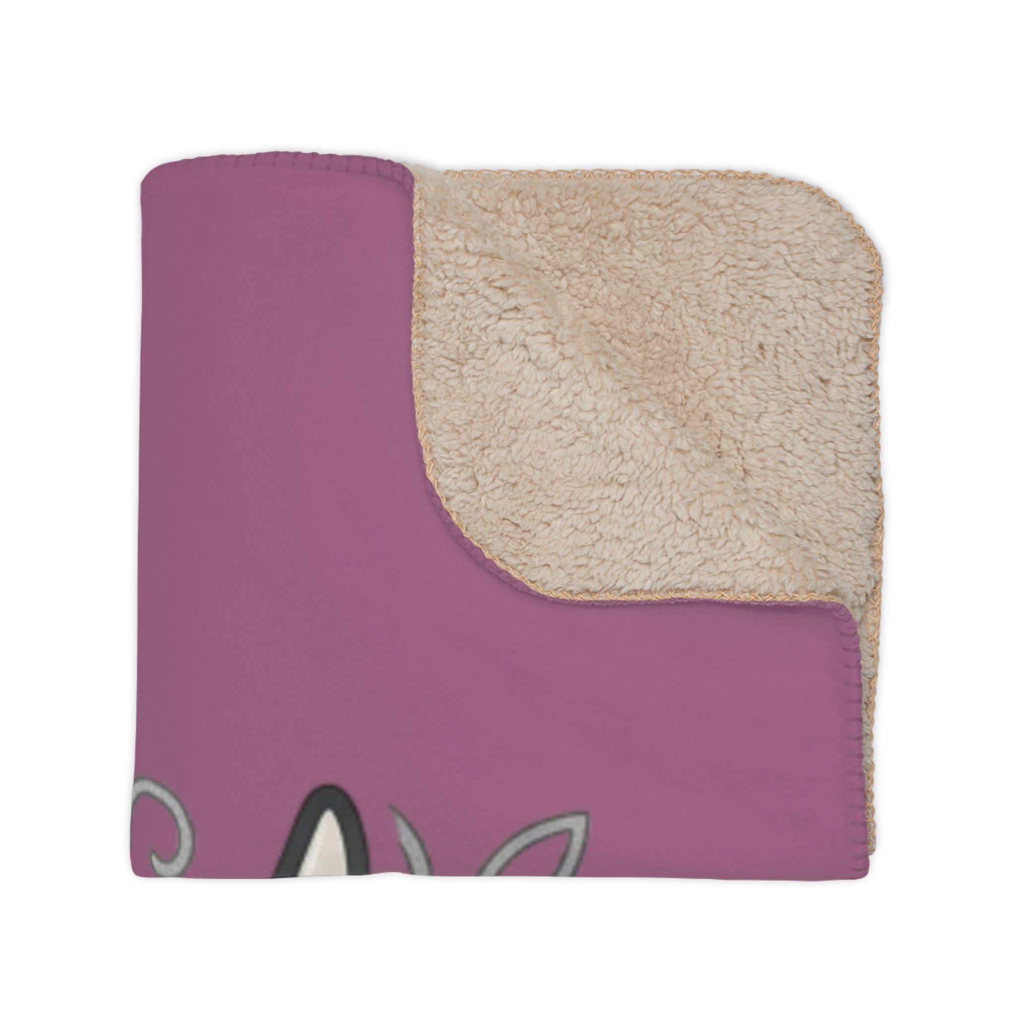 Jesus Is Peace Sherpa Blanket — Cozy Tan Christian Throw