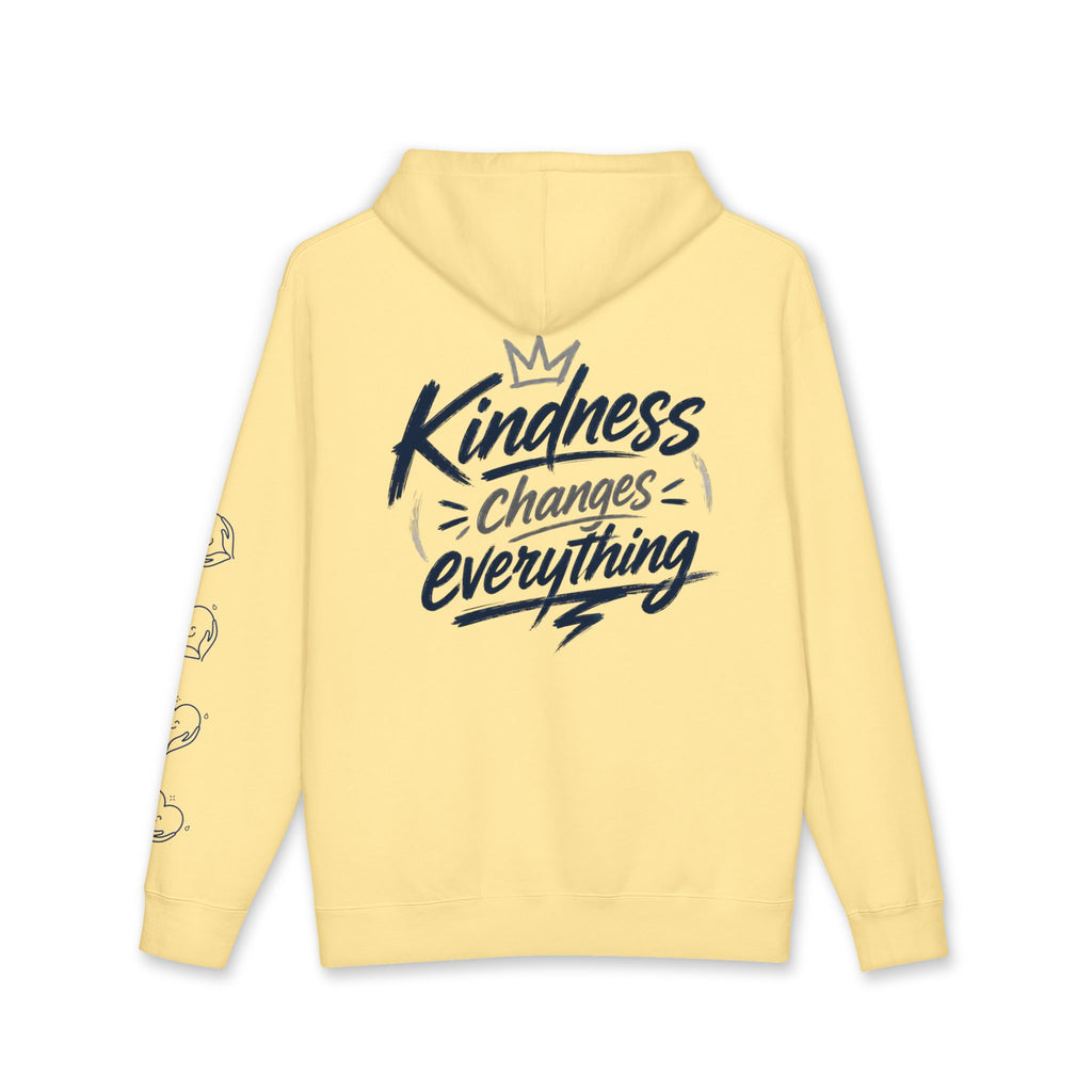 Kindness Changes Everything Hoodie – Heart Hands Graphic Inspirational Pullover