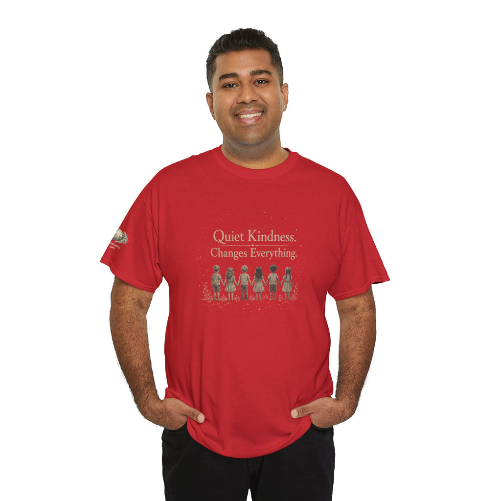 Kindness Graphic Tee – “Quiet Kindness Changes Everything” Inspirational T-Shirt
