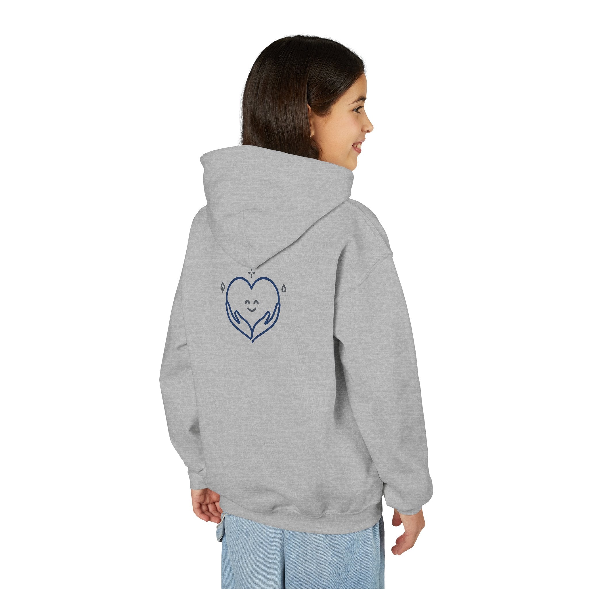 Youth Hoodie – “Kindness Changes Everything” Inspirational Kids Pullover