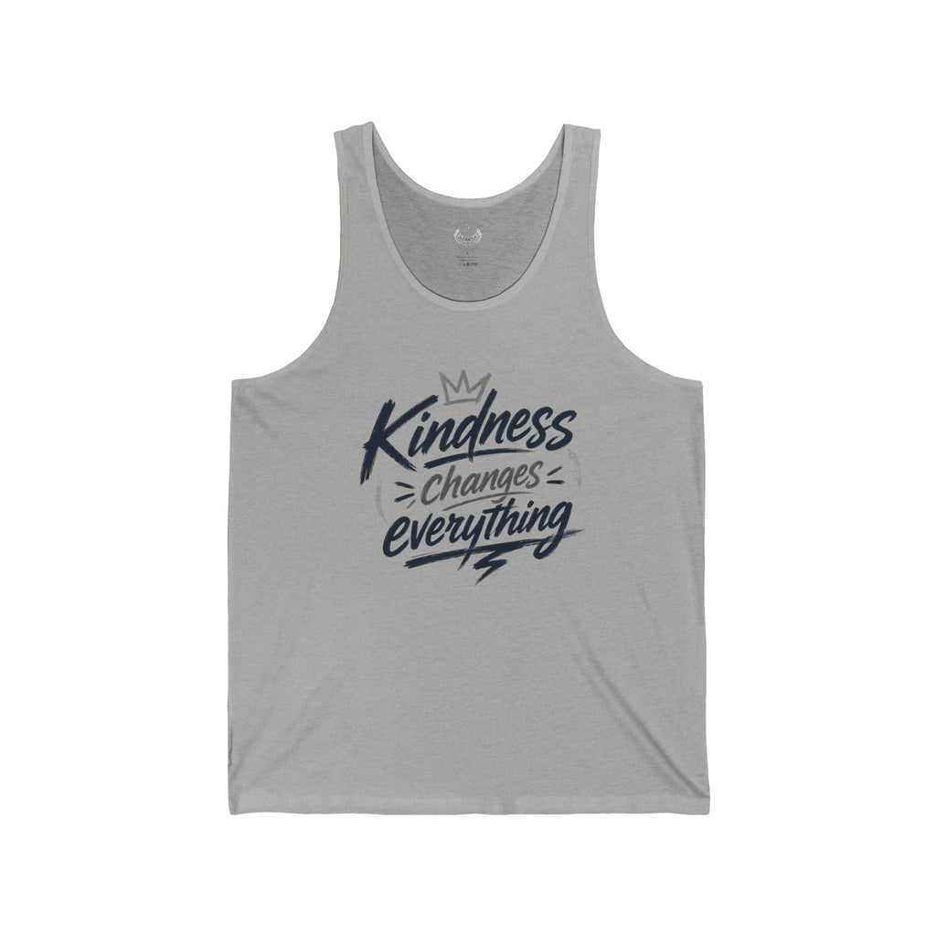 Men’s Kindness Changes Everything Tank Top – Inspirational Graphic Jersey Tank