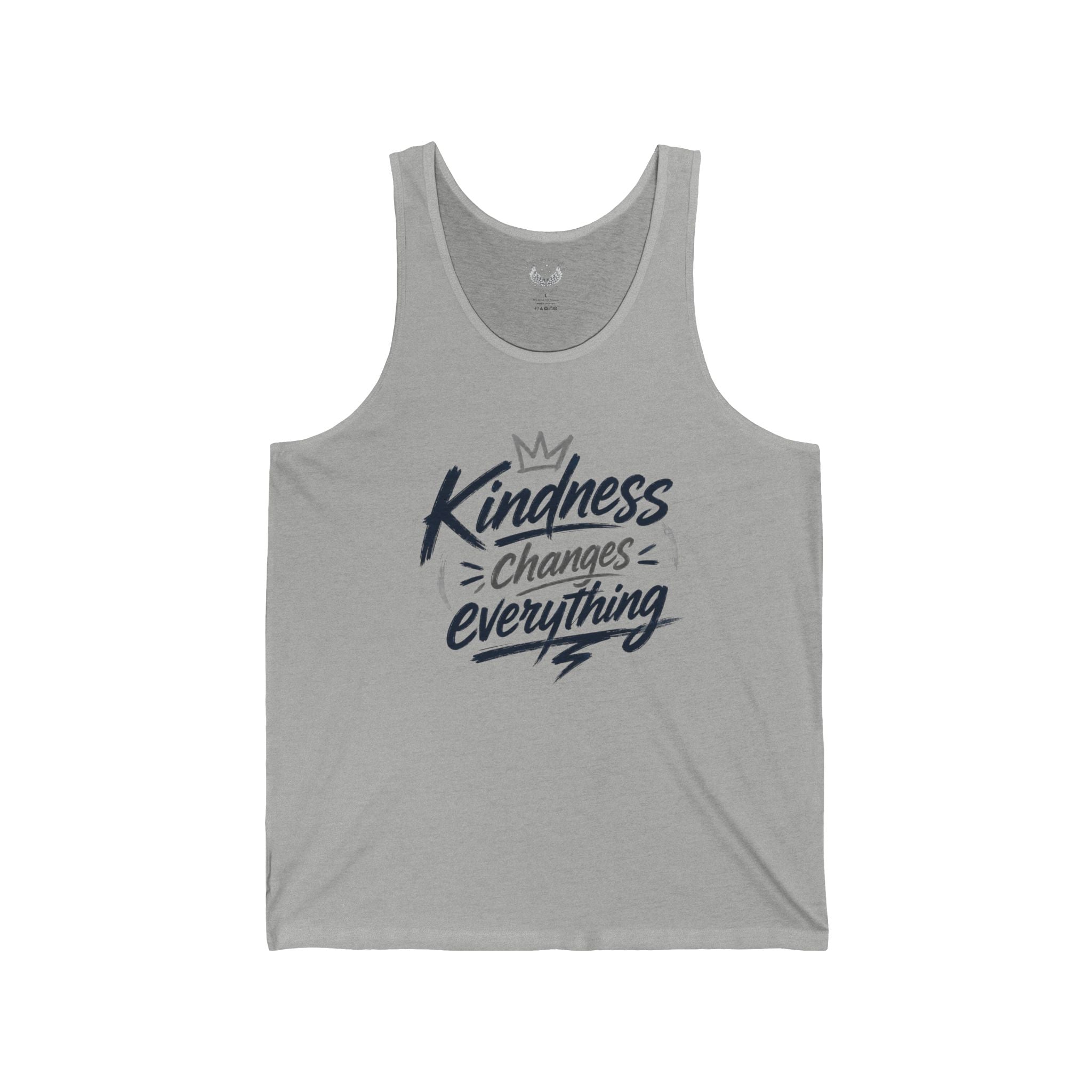 Men’s Kindness Changes Everything Tank Top – Inspirational Graphic Jersey Tank