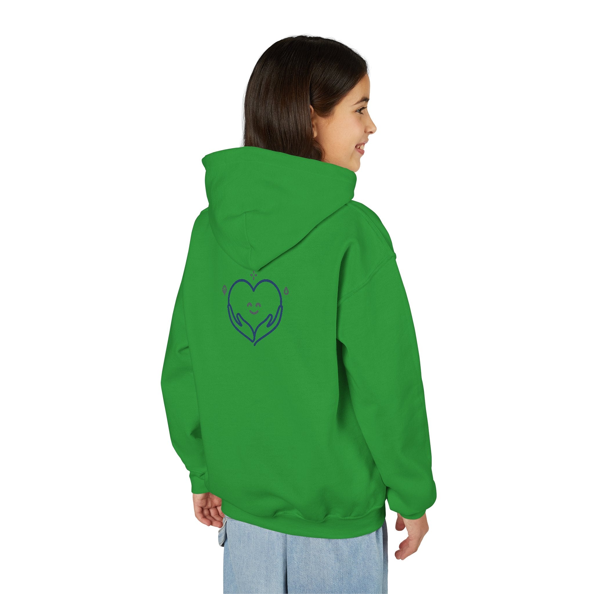 Youth Hoodie – “Kindness Changes Everything” Inspirational Kids Pullover