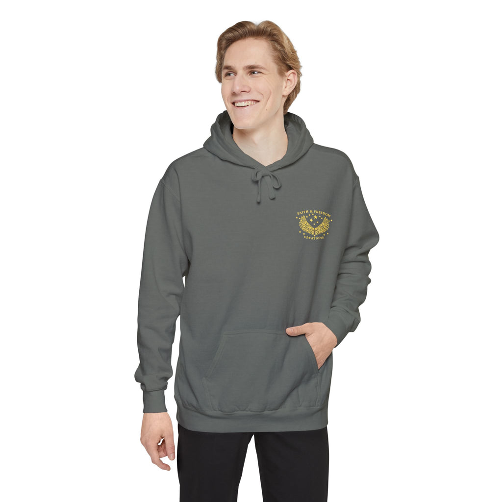 Manna Catering Co. – Hoodie | “Manna Review” Vintage Graphic – Five-Star Faith Series