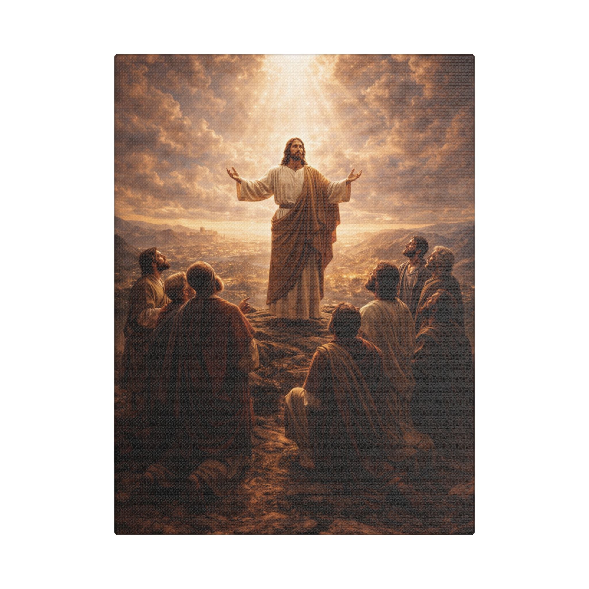 The Sermon – Religious Christ Wall Art Canvas Print