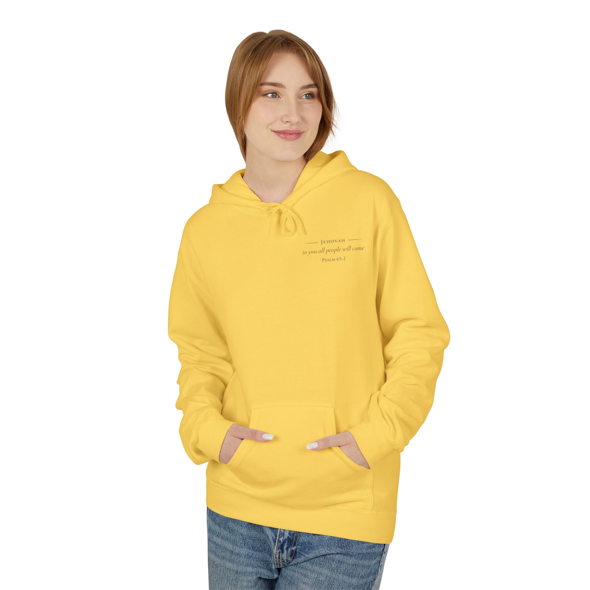 Prayer Hoodie – “O Hearer of Prayer” Psalm 65:2 Christian Pullover | Faith & Freedom Creations