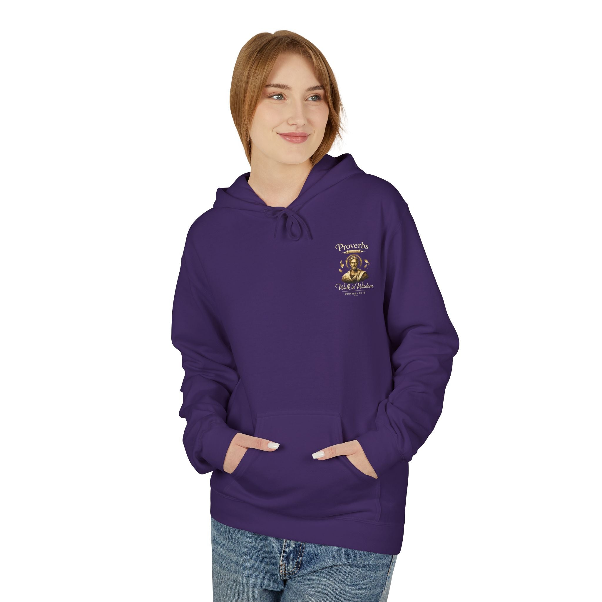 Proverbs “Trust in the Lord” Hoodie – Christian Scripture Pullover | Proverbs 3:5 Faith Sweatshirt