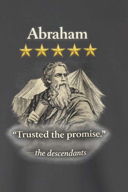 Abraham – Patriarch Hoodie | “I Trusted the Promise” Graphic – Five-Star Faith Series