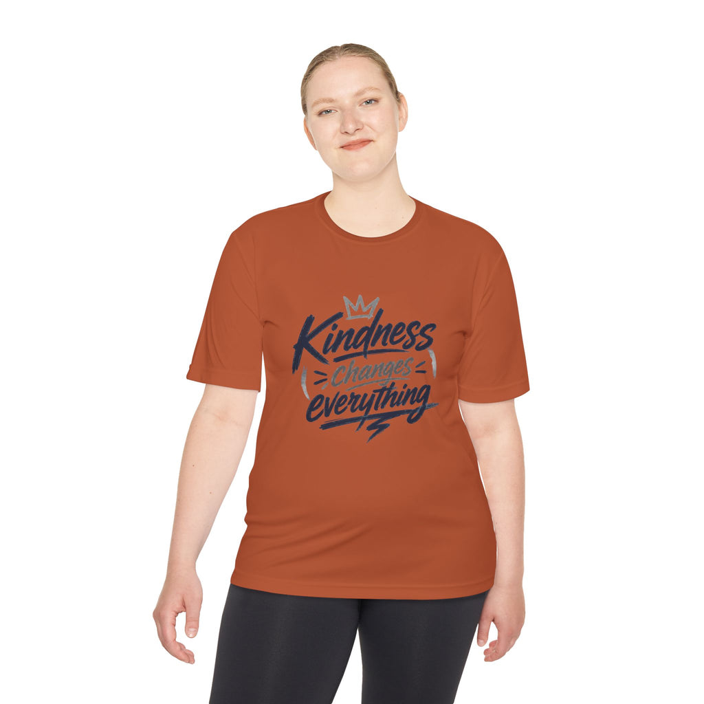 Kindness Changes Everything Tee – Inspirational Moisture-Wicking Performance Shirt
