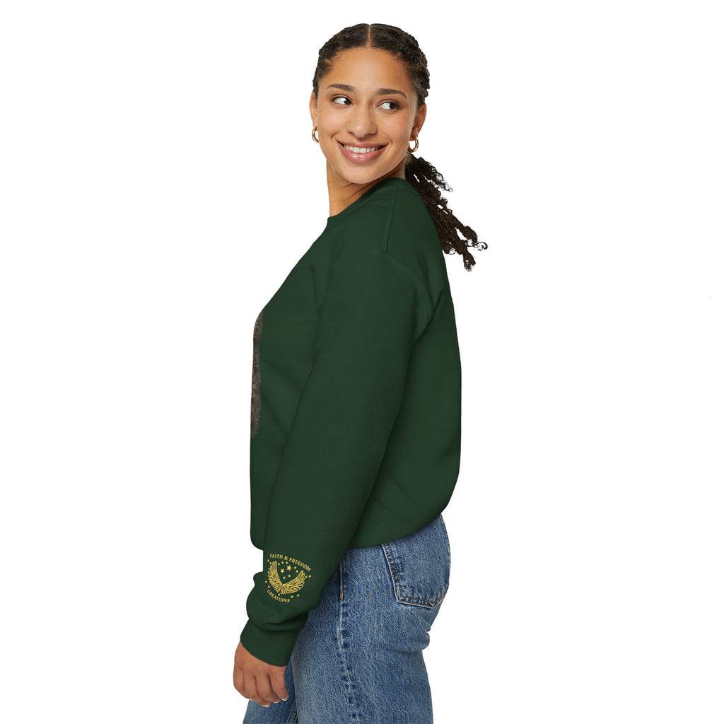 Noah – Crewneck Sweatshirt | “Ark Cruise Liner” Vintage Illustration – Five-Star Faith Series