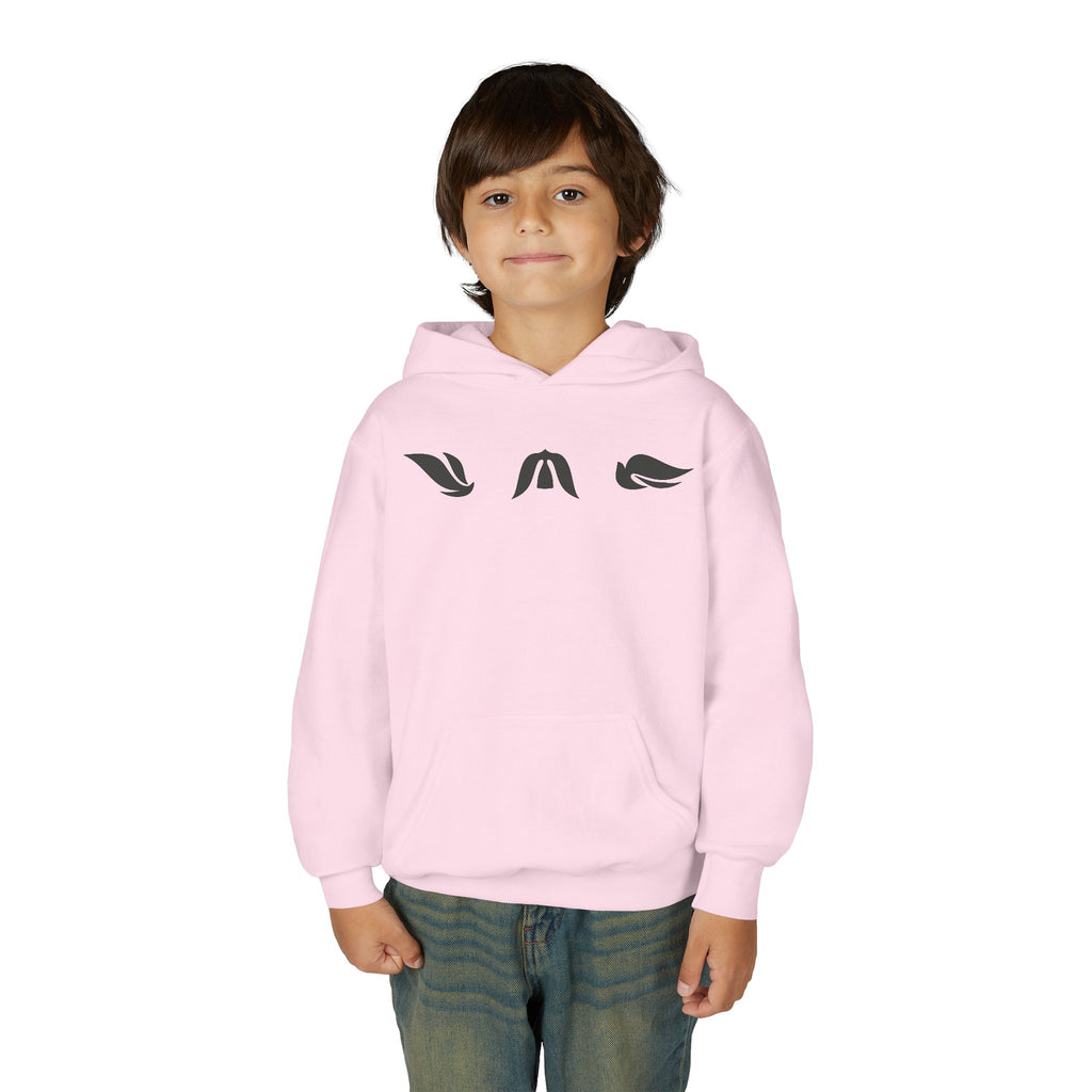 Youth “The Lord is My Light & Salvation” Hoodie – Psalm 27 Christian Kids Sweatshirt