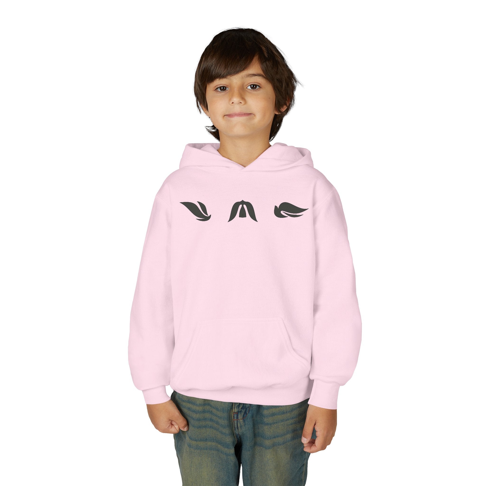 Youth “The Lord is My Light & Salvation” Hoodie – Psalm 27 Christian Kids Sweatshirt