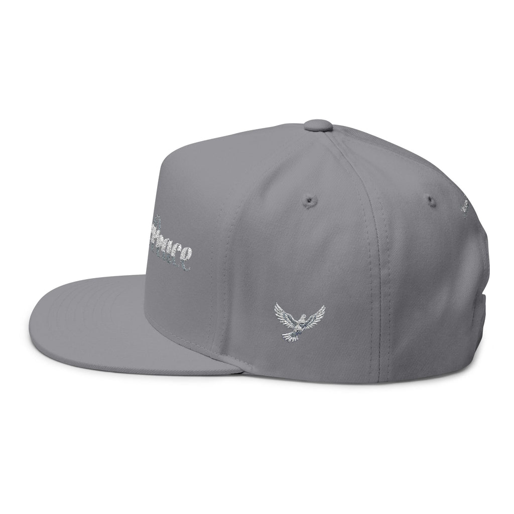 Embroidered "Jesus is Peace" Flat Bill Cap — Christian Snapback Hat