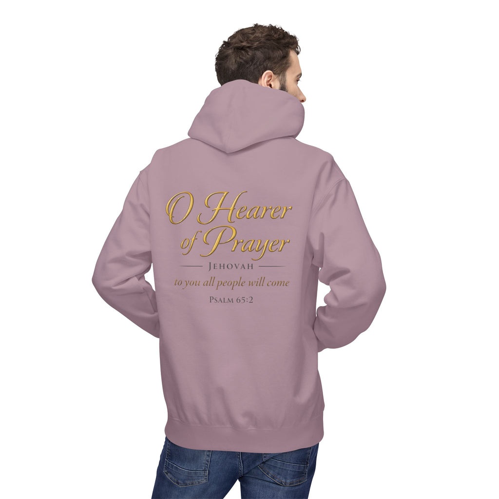Prayer Hoodie – “O Hearer of Prayer” Psalm 65:2 Christian Pullover | Faith & Freedom Creations
