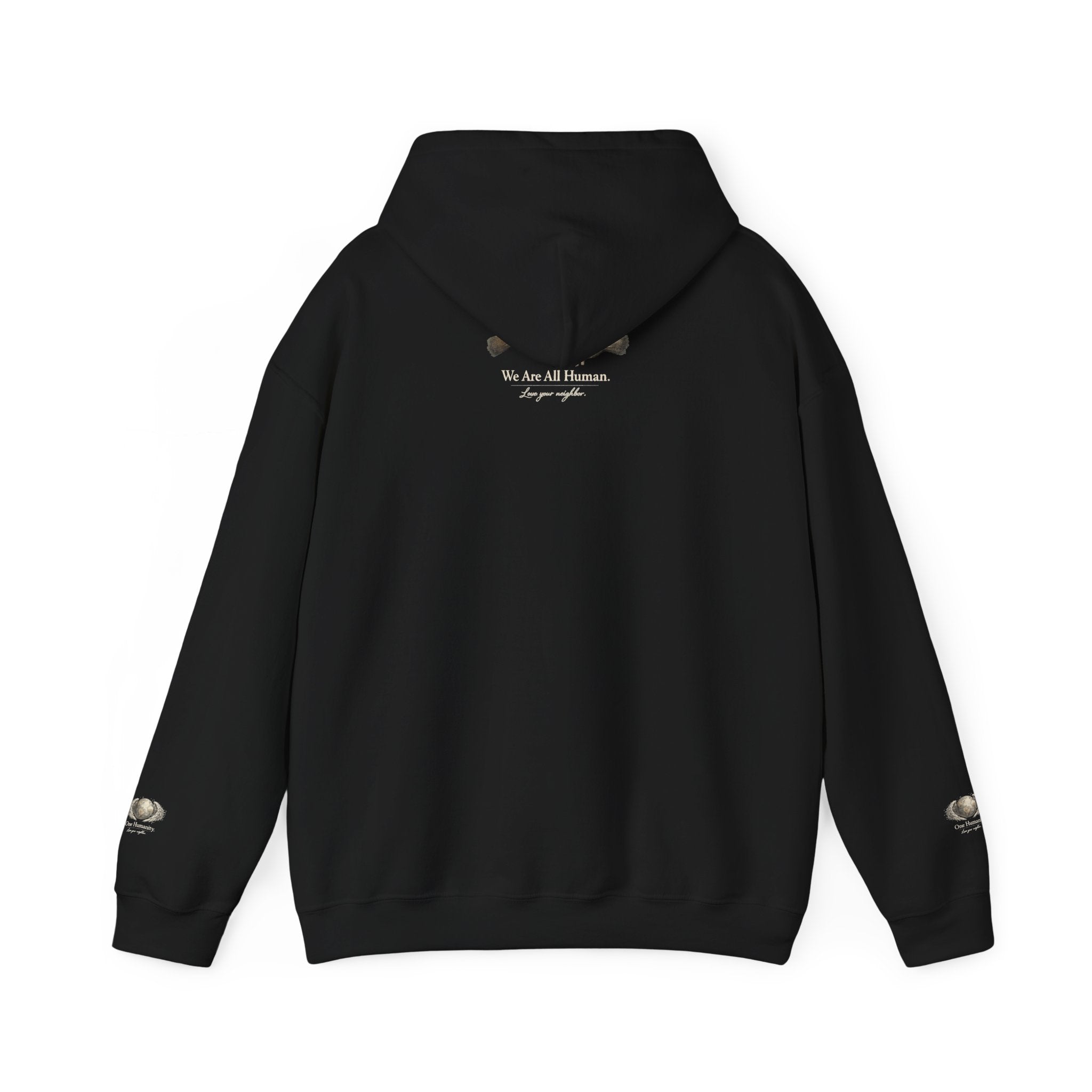 “Love People Anyway” Hoodie – Inspirational Script Graphic Sweatshirt | Compassion Message Pullover
