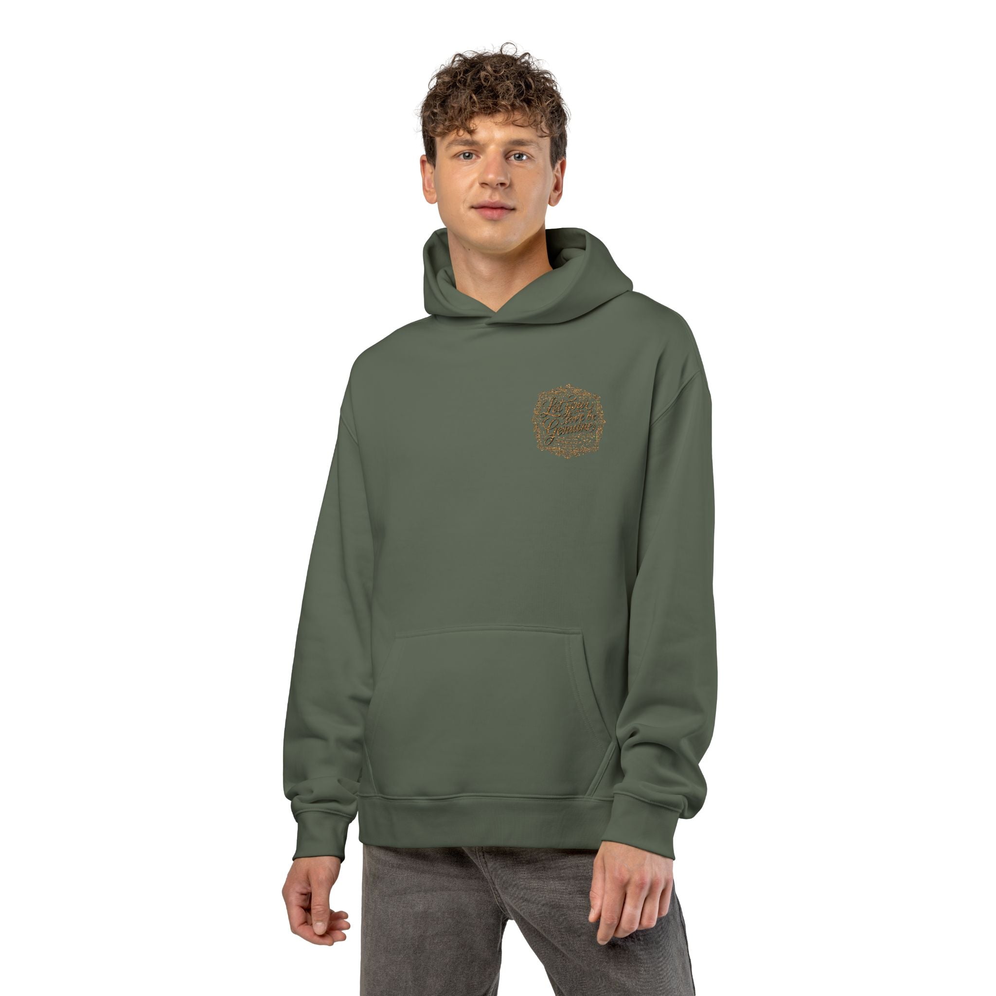“Let Your Love Be Genuine” Hoodie – Romans 12:9 Christian Pullover | Faith & Freedom Creations
