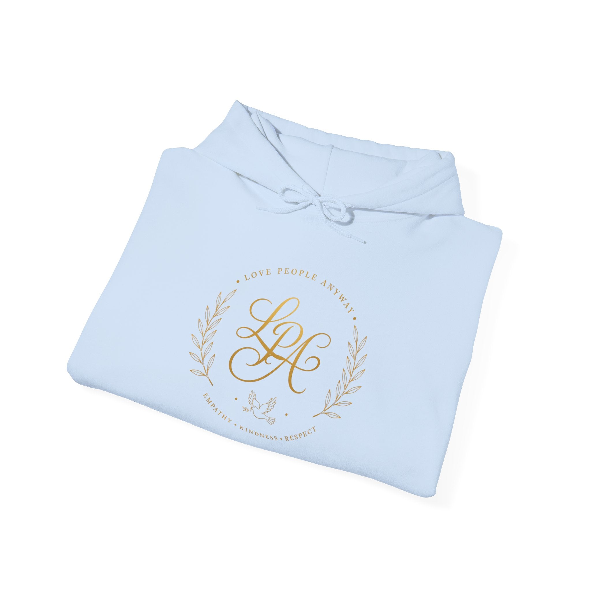 Love People Anyway Hoodie | Inspirational Christian Hooded Sweatshirt | Faith Freedom Creations