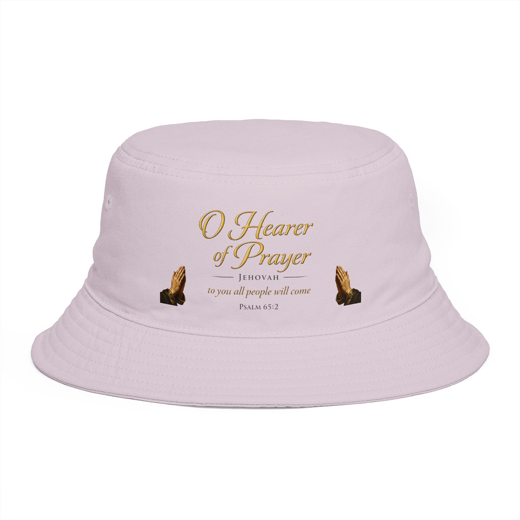 O Hearer of Prayer Bucket Hat – Psalm 65:2 Faith-Inspired Scripture Hat | Faith & Freedom Creations