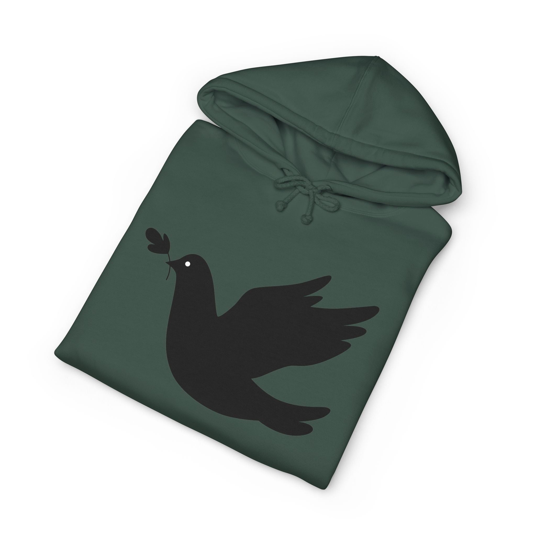 Psalm 27:1 Dove Hoodie – “The Lord is My Light & Salvation” Christian Sweatshirt | Faith Scripture Hoodie