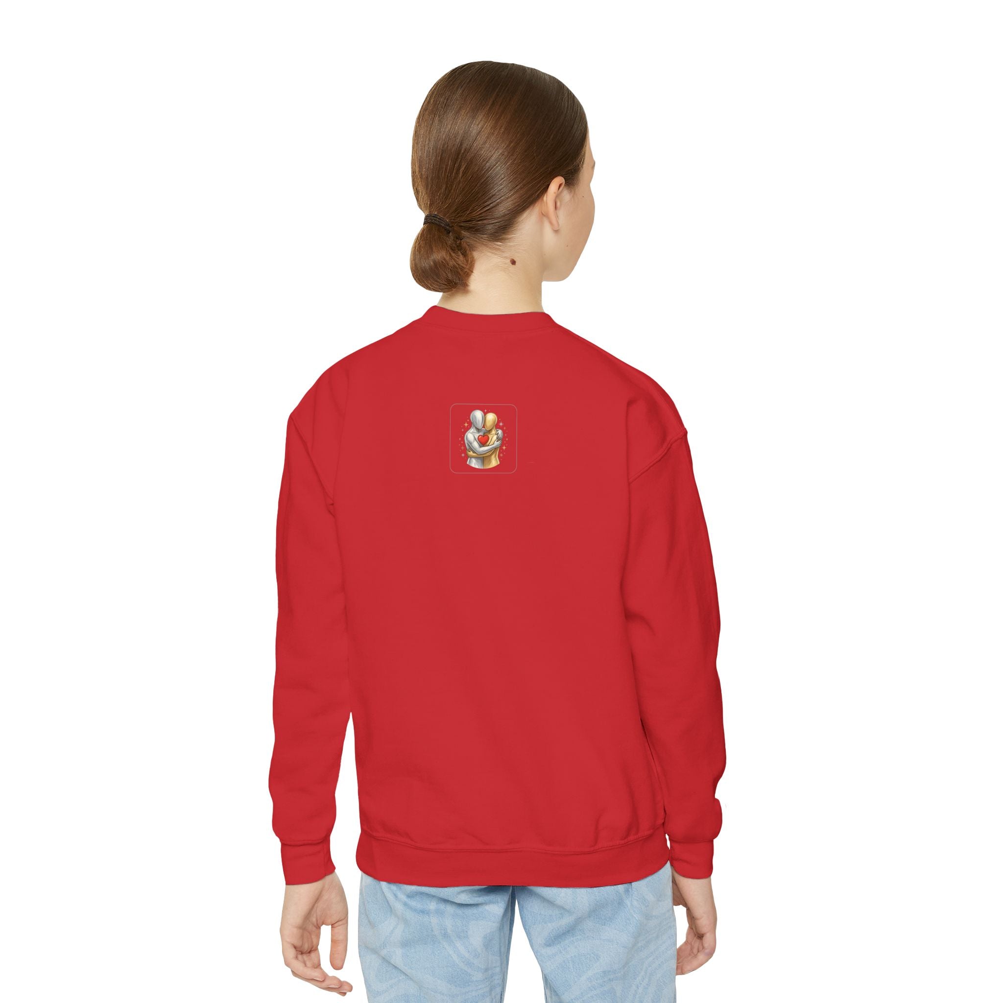 Kindness Changes Everything Youth Crewneck Sweatshirt – Inspirational Kids Pullove
