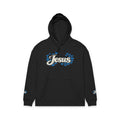 Jesus Floral Hoodie – Christian Faith Organic Pullover | Relaxed Fit Inspirational Hoodie
