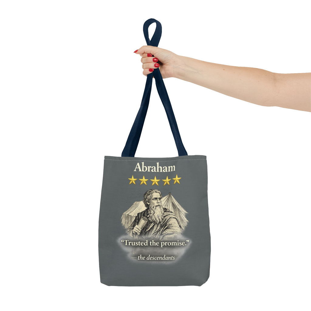 Abraham – Tote Bag | “Trusted the Promise” Patriarch Graphic – Five-Star Faith Series