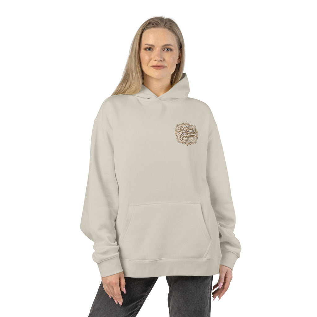 “Let Your Love Be Genuine” Hoodie – Romans 12:9 Christian Pullover | Faith & Freedom Creations