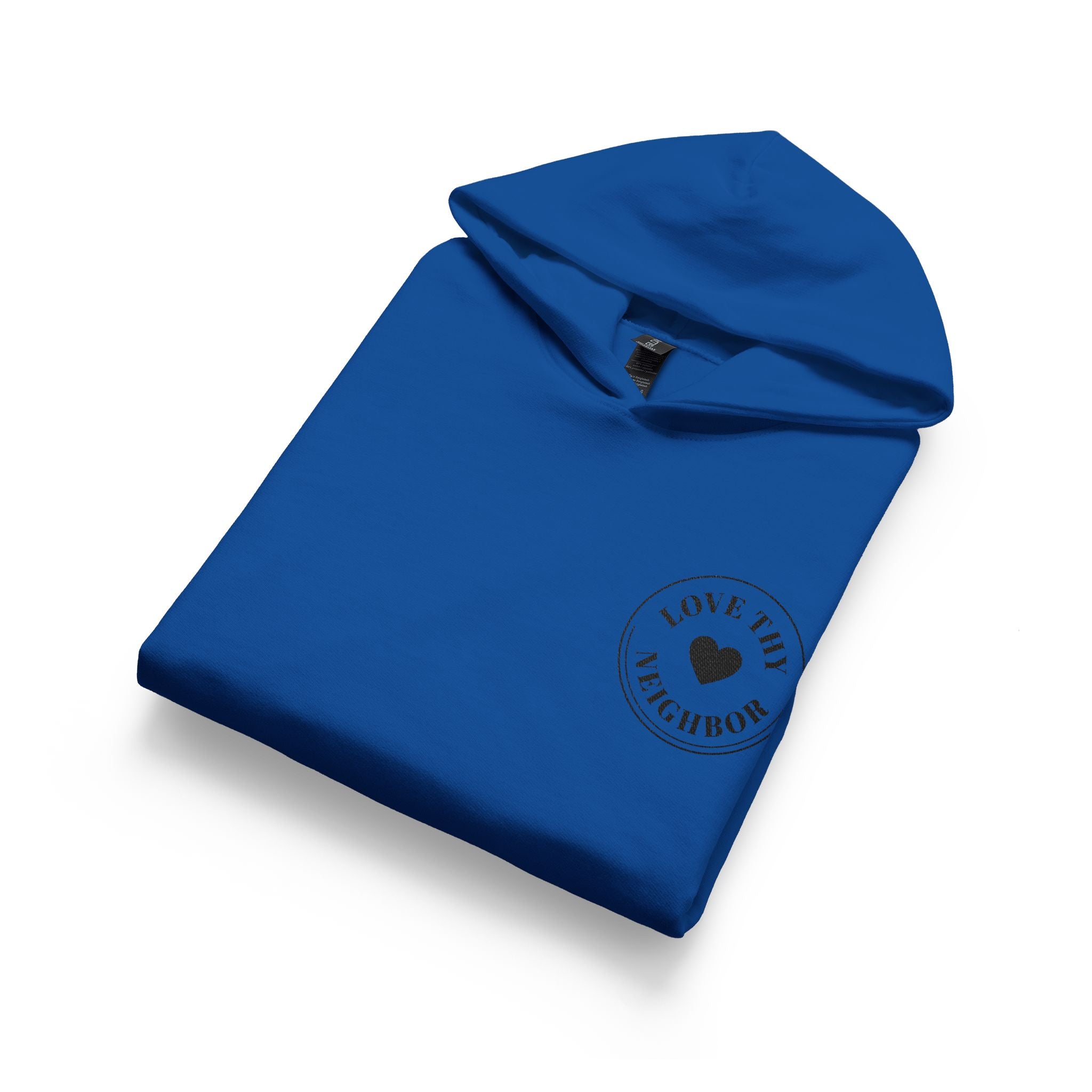 Youth Hoodie — 'Love Tiny Friendships' Heart Chest Logo